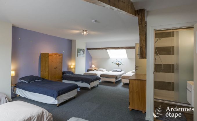 Spacious holiday home in Saint-Hubert with playroom, garden and 6 bedrooms for 20 people in the Ardennes