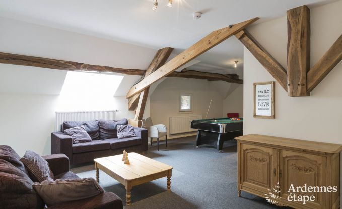 Spacious holiday home in Saint-Hubert with playroom, garden and 6 bedrooms for 20 people in the Ardennes