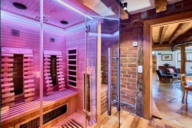 Charming holiday home in Saint-Vith for 6 people with sauna, private garden and open fireplace