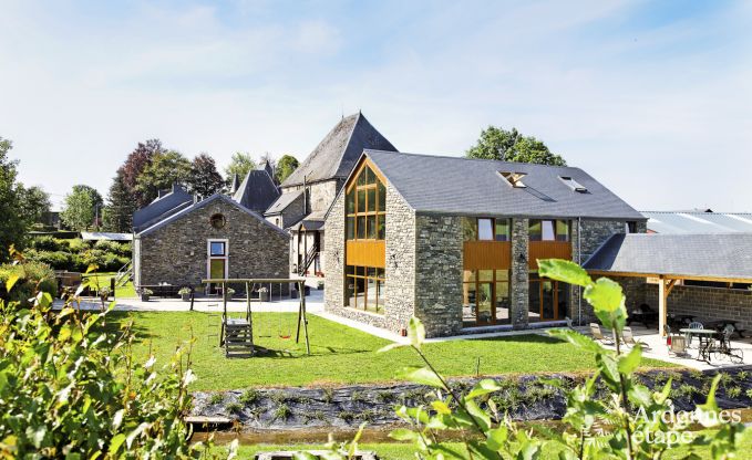 Historic castle in Sainte-Ode for 46 people, with swimming pool