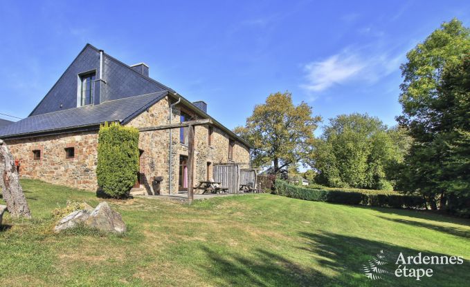 Holiday home in Sainte-Ode: haven of peace in the Ardennes for 6 people with modern amenities