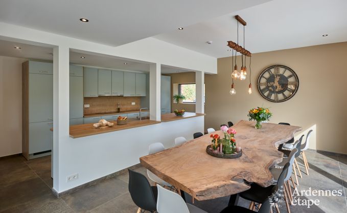 Holiday home Sippenaeken: charming accommodation for 15 people with jacuzzi and private garden in the Ardennes