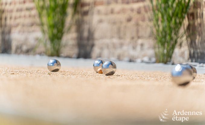 Holiday home Sippenaeken: charming accommodation for 15 people with jacuzzi and private garden in the Ardennes