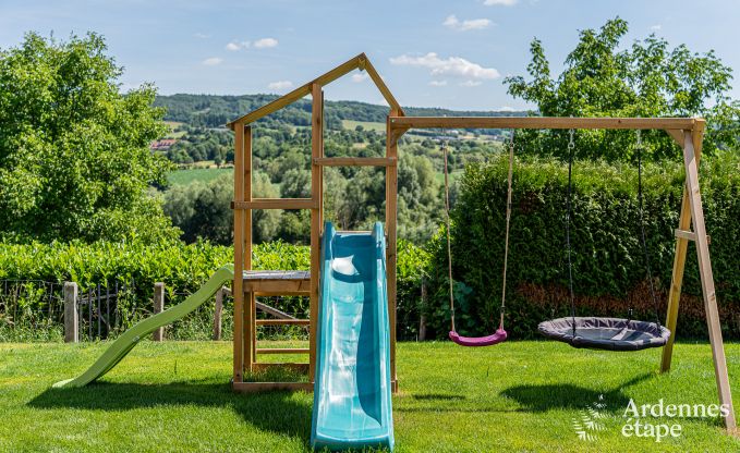 Holiday home Sippenaeken: charming accommodation for 15 people with jacuzzi and private garden in the Ardennes