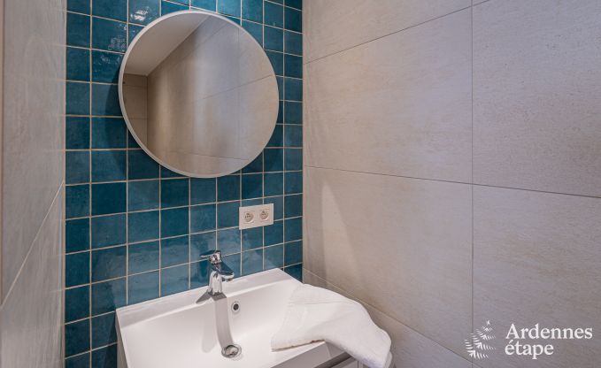 Holiday home Sippenaeken: charming accommodation for 15 people with jacuzzi and private garden in the Ardennes