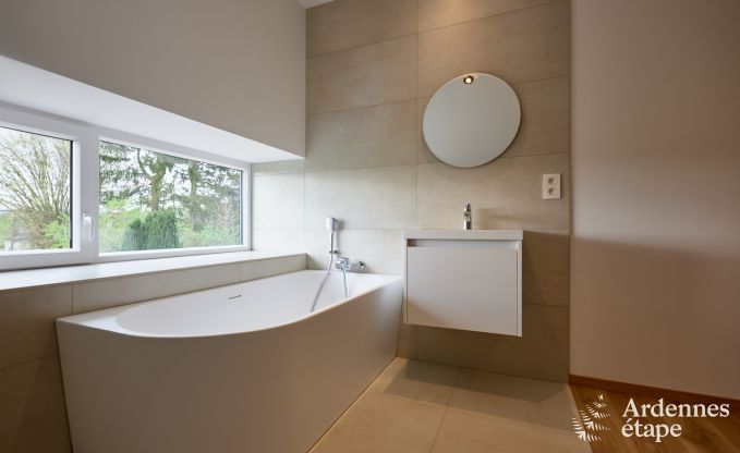 Holiday home Sippenaeken: charming accommodation for 15 people with jacuzzi and private garden in the Ardennes