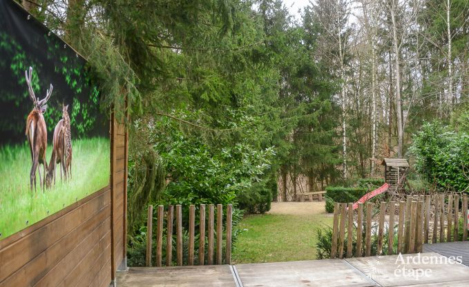 Wooden chalet for rent for 8 people in the Ardennes (Somme-Leuze)