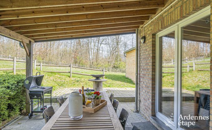 Holiday home with spa for 9 people in Somme-Leuze, dogs allowed