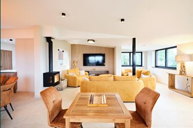 Ultramodern villa in Somme-Leuze for 12 persons with indoor swimming pool, sauna and private garden