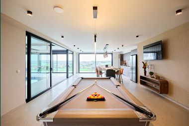 Ultramodern villa in Somme-Leuze for 12 persons with indoor swimming pool, sauna and private garden