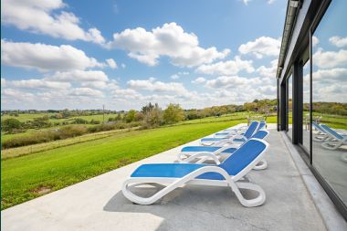 Ultramodern villa in Somme-Leuze for 12 persons with indoor swimming pool, sauna and private garden
