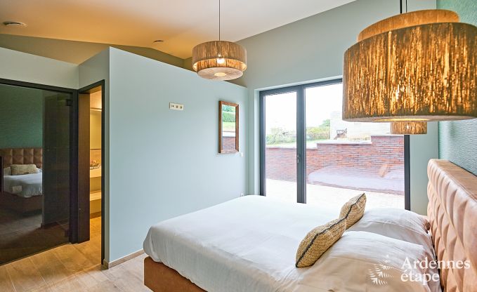 Ultramodern villa in Somme-Leuze for 12 persons with indoor swimming pool, sauna and private garden