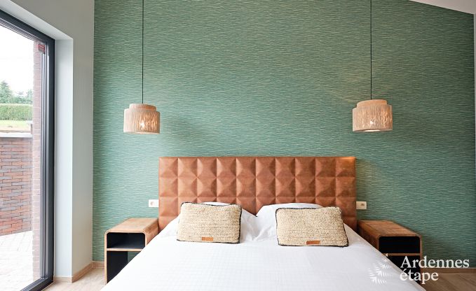 Ultramodern villa in Somme-Leuze for 12 persons with indoor swimming pool, sauna and private garden