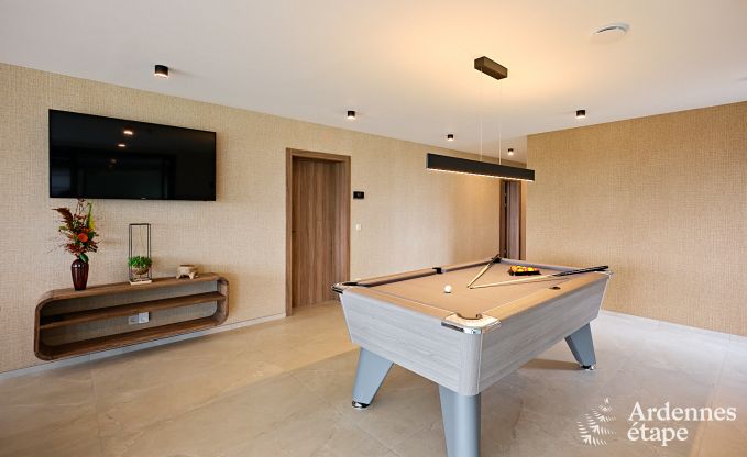 Ultramodern villa in Somme-Leuze for 12 persons with indoor swimming pool, sauna and private garden
