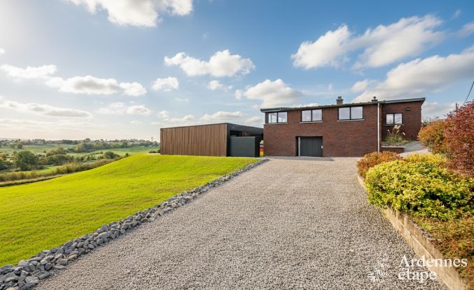 Ultramodern villa in Somme-Leuze for 12 persons with indoor swimming pool, sauna and private garden