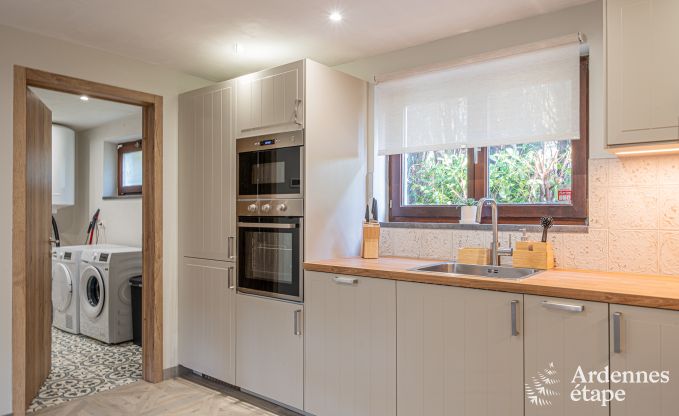 Cozy chalet in Somme-Leuze: Scandinavian stay for families with children and pets