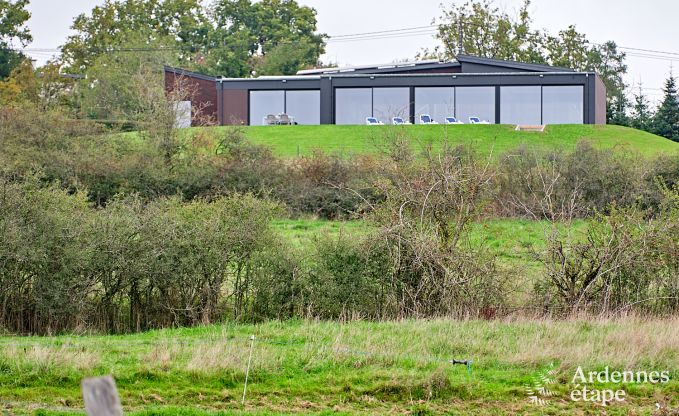 Ultramodern villa in Somme-Leuze for 12 persons with indoor swimming pool, sauna and private garden