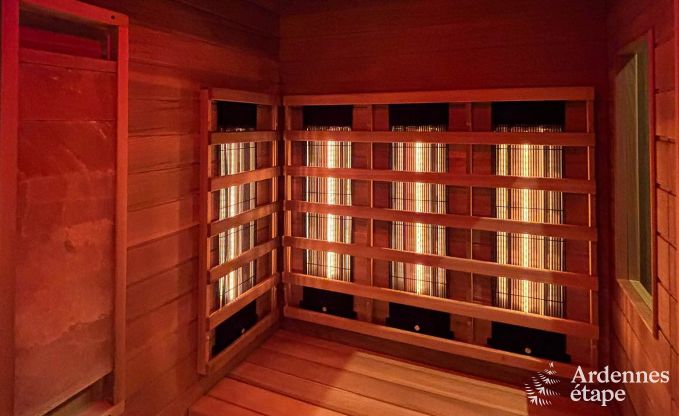 Ultramodern villa in Somme-Leuze for 12 persons with indoor swimming pool, sauna and private garden