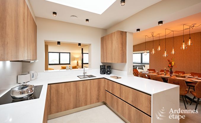 Ultramodern villa in Somme-Leuze for 12 persons with indoor swimming pool, sauna and private garden