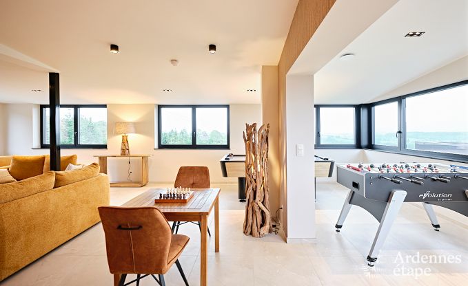 Ultramodern villa in Somme-Leuze for 12 persons with indoor swimming pool, sauna and private garden