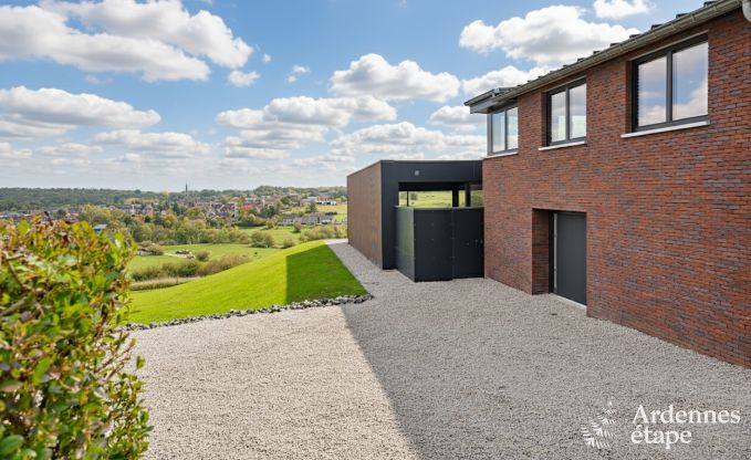 Ultramodern villa in Somme-Leuze for 12 persons with indoor swimming pool, sauna and private garden