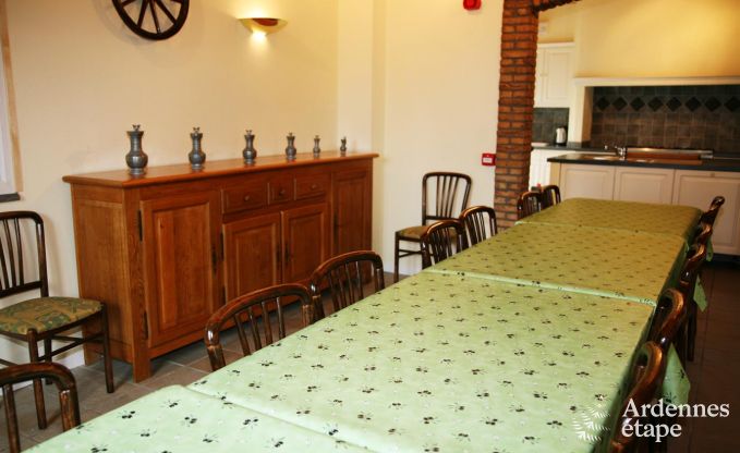 Holiday cottage in Sourbrodt for 15 persons in the Ardennes