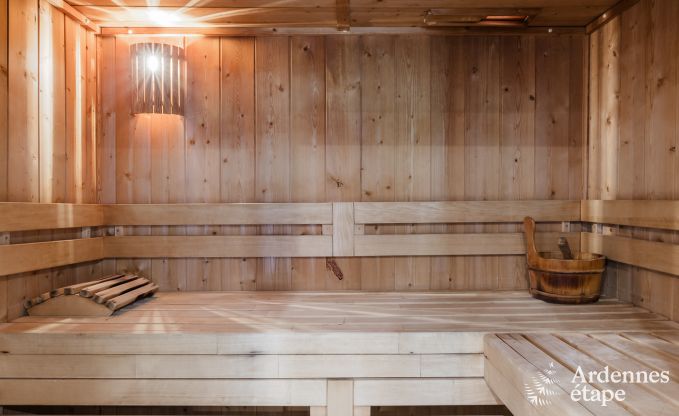 Holiday cottage in Sourbrodt for 15 persons in the Ardennes