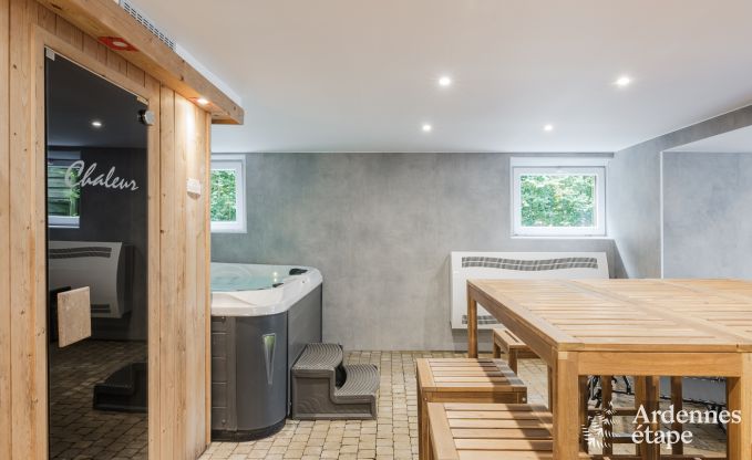 Holiday cottage in Sourbrodt for 15 persons in the Ardennes