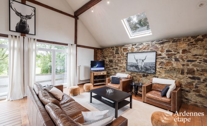 Holiday cottage in Sourbrodt for 15 persons in the Ardennes