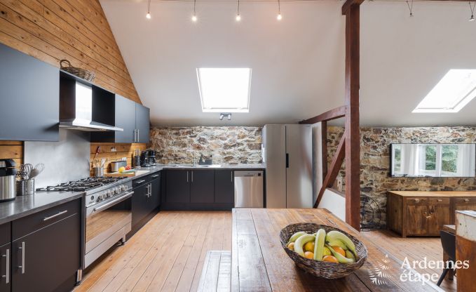 Holiday cottage in Sourbrodt for 15 persons in the Ardennes