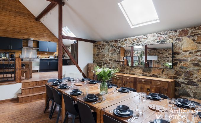 Holiday cottage in Sourbrodt for 15 persons in the Ardennes