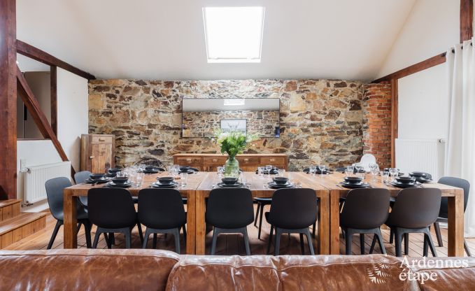 Holiday cottage in Sourbrodt for 15 persons in the Ardennes