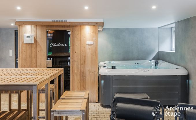 Holiday cottage in Sourbrodt for 15 persons in the Ardennes