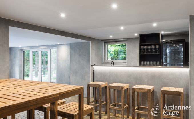 Holiday cottage in Sourbrodt for 15 persons in the Ardennes