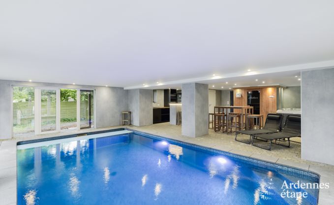 Holiday cottage in Sourbrodt for 15 persons in the Ardennes