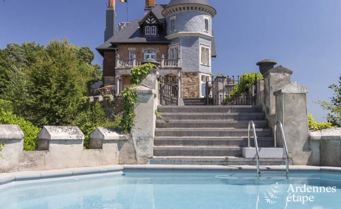 Holiday château with swimming pool in nice location in Spa