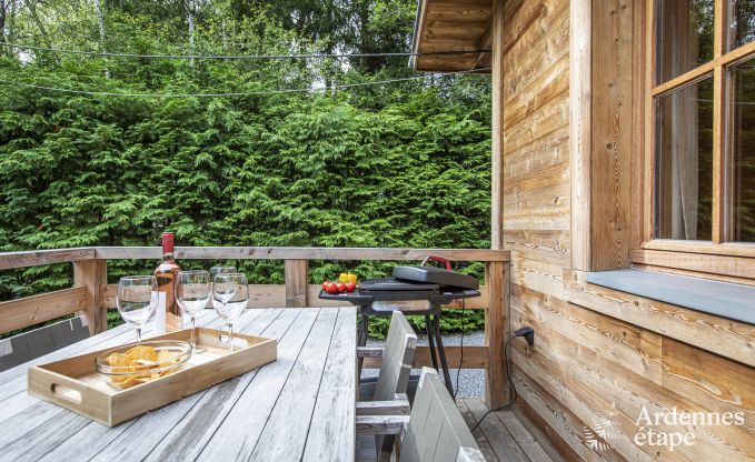 Beautiful wooden chalet to rent for four persons in the Ardennes (Spa)