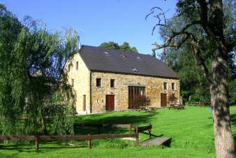 Authentic holiday house of local stone for 10 persons in Sprimont