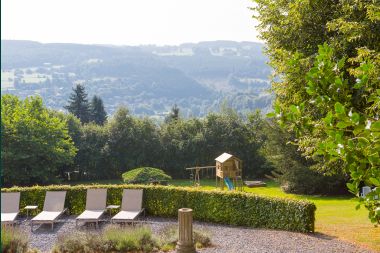 Luxury castle in the Ardennes for 28 people in Stavelot with sauna, jacuzzi, and playground