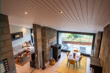 Chalet for 4 people in Stavelot with jacuzzi, wood stove and private terrace