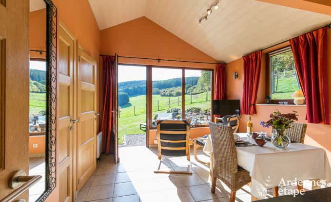 Comfortable holiday cottage for 2 with stunning views on Stavelot