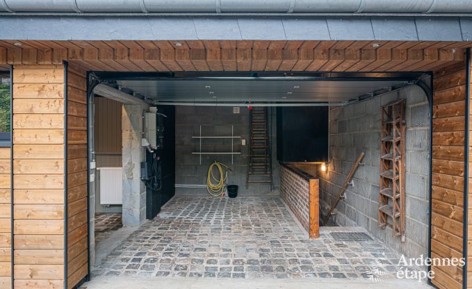 Chalet for 4 people in Stavelot with jacuzzi, wood stove and private terrace