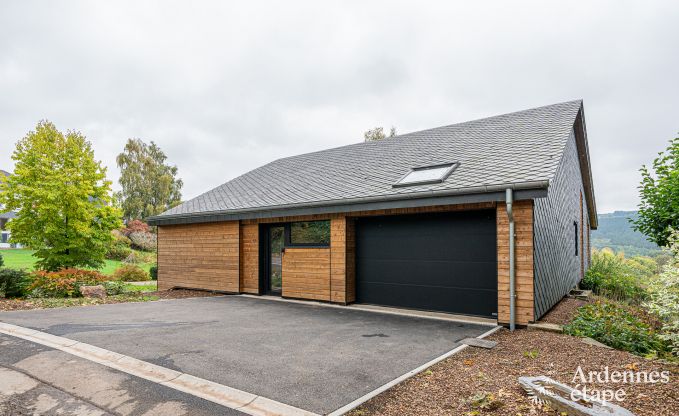 Chalet for 4 people in Stavelot with jacuzzi, wood stove and private terrace