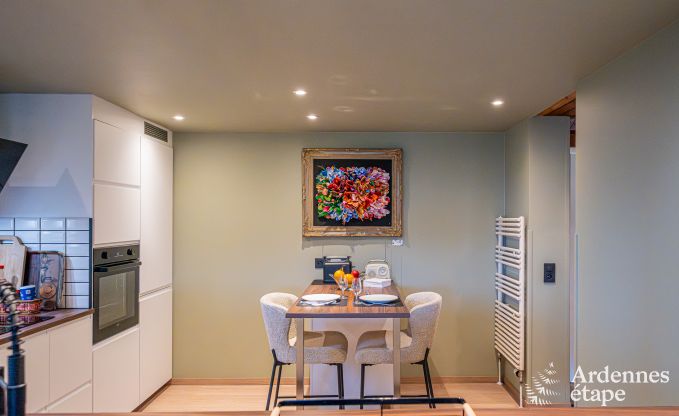 Chalet for 4 people in Stavelot with jacuzzi, wood stove and private terrace