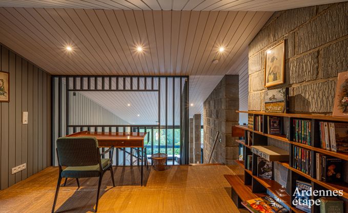 Chalet for 4 people in Stavelot with jacuzzi, wood stove and private terrace