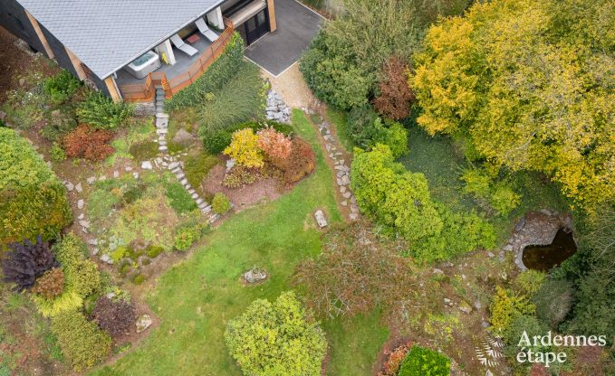 Chalet for 4 people in Stavelot with jacuzzi, wood stove and private terrace