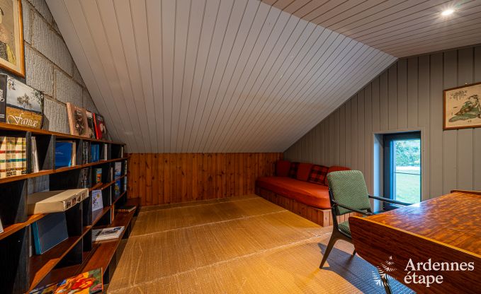 Chalet for 4 people in Stavelot with jacuzzi, wood stove and private terrace