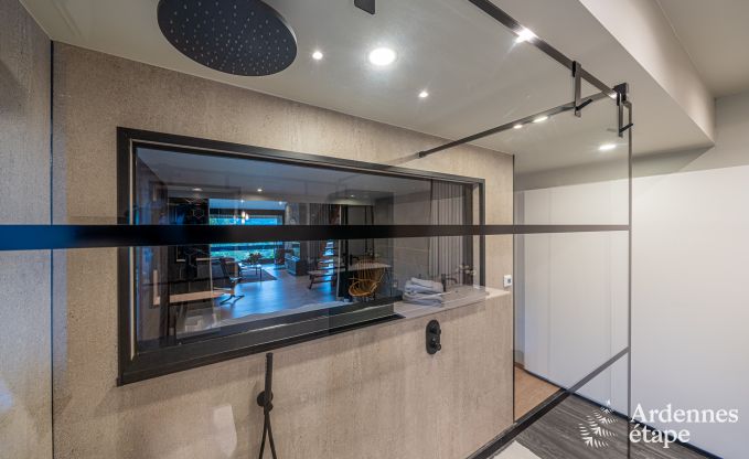 Chalet for 4 people in Stavelot with jacuzzi, wood stove and private terrace