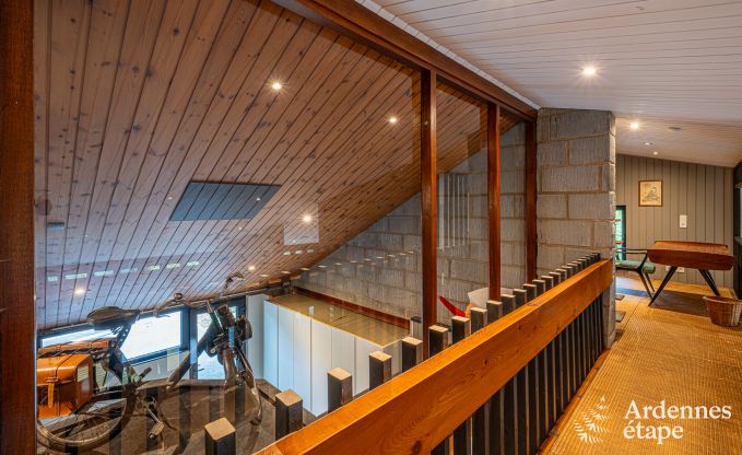 Chalet for 4 people in Stavelot with jacuzzi, wood stove and private terrace