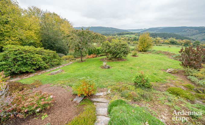 Chalet for 4 people in Stavelot with jacuzzi, wood stove and private terrace